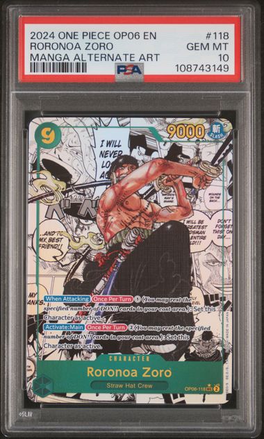Roronoa Zoro — PSA 10